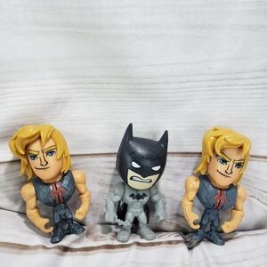 Sonic Wacky Pack 2021 Batman & 2022 He-Man Figures 4 Inch Posable Arms